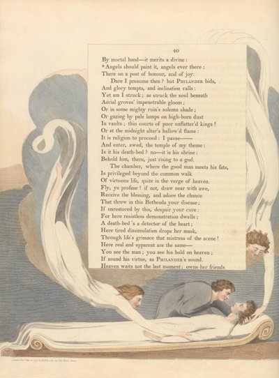 Pensieri notturni di Young, Pagina 40, Gli angeli dovrebbero dipingerlo, angeli sempre lì da William Blake